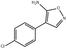 4-(4-Chloro-phenyl)-isoxazol-5-ylamine 구조식 이미지