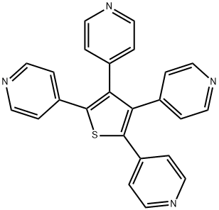 2,3,4,5-TETRA-(4-PYRIDYL) THIOPHENE Structure