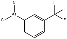 Dichloro(m-trifluoromethylphenyl)arsine Structure