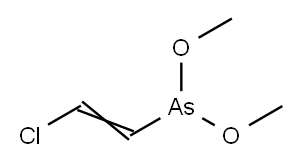 (2-Chlorovinyl)dimethoxyarsine 구조식 이미지