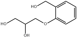3-[o-(Hydroxymethyl)phenyloxy]-1,2-propanediol Structure