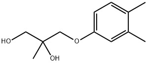 2-Methyl-3-(3,4-dimethylphenoxy)-1,2-propanediol 구조식 이미지