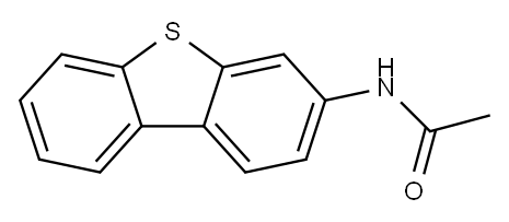 3-Acetylaminodibenzothiophene 구조식 이미지