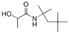 N-(1,1,3,3-Tetramethylbutyl)-2-hydroxypropionamide Structure