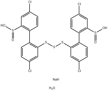 Disodium 2',2'-trithiobis(4,4'-dichloro-2-biphenylsulfinate) Structure