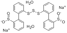 Disodium 2',2'-trithiobis(2-biphenylsulfinate) dihydrate Structure