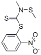 N-Methyl-N-(methylthio)dithiocarbamic acid 2-nitrophenyl ester Structure