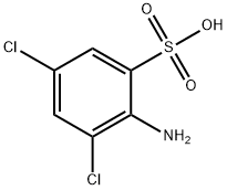 2-Amino-3,5-dichlorobenzenesulfonic acid 구조식 이미지