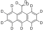 9-METHYLANTHRACENE-D12 Structure