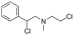 2-chloro-N-(2-chloroethyl)-N-methyl-2-phenyl-ethanamine Structure