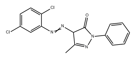 4-[(2,5-dichlorophenyl)azo]-2,4-dihydro-5-methyl-2-phenyl-3H-pyrazol-3-one 구조식 이미지