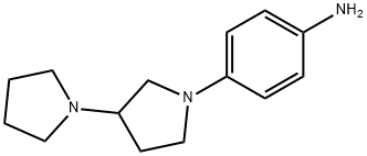 4-[1,3'-BIPYRROLIDIN]-1'-YL-BENZENAMINE 구조식 이미지