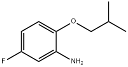 Benzenamine, 5-fluoro-2-(2-methylpropoxy)- (9CI) Structure