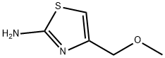 4-(Methoxymethyl)-1,3-thiazol-2-amine Structure