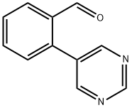 2-(Pyrimidin-5-yl)benzaldehyde 구조식 이미지