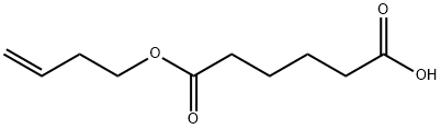 but-3-enyl hydrogen adipate Structure