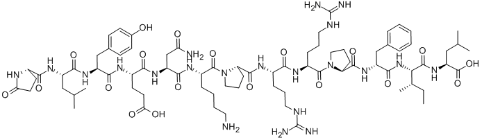 neurotensin, Phe(11)- Structure