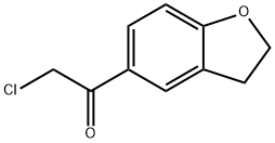 5-Chloroacetyl-2,3-dihydrobenzofuran 구조식 이미지