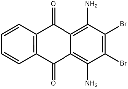 1,4-diamino-2,3-dibromoanthraquinone 구조식 이미지