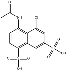 6409-21-8 4-(acetylamino)-5-hydroxynaphthalene-1,7-disulphonic acid