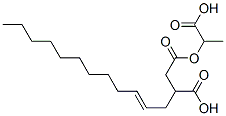 (1-carboxyethyl) hydrogen 2-dodecenylsuccinate Structure