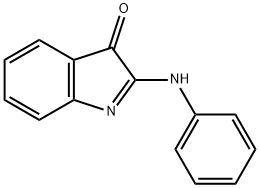 2-페닐이미노-3-인돌리논 구조식 이미지