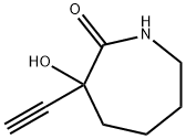2H-Azepin-2-one, 3-ethynylhexahydro-3-hydroxy- (9CI) 구조식 이미지