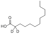 DODECANOIC-2,2-D2 ACID 구조식 이미지