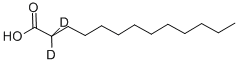 TRIDECANOIC-2,2-D2 ACID Structure