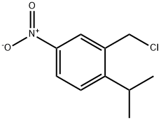 2-(chloromethyl)-1-(1-methylethyl)-4-nitrobenzene Structure