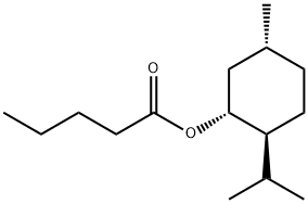 [1R-(1alpha,2beta,5alpha)]-5-methyl-2-(1-methylethyl)cyclohexyl valerate Structure