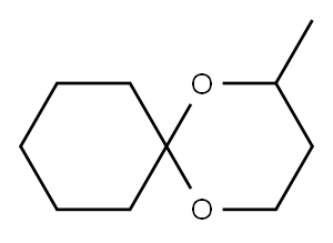 2-메틸-1,5-디옥사스피로[5.5]운데칸 구조식 이미지