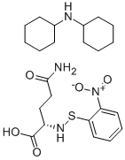 N-O-NPS-L-GLUTAMINE, DICYCLOHEXYLAMMONIUM SALT 구조식 이미지