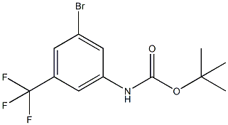 N-BOC-3-BROMO-5-TRIFLUOROMETHYLANILINE 구조식 이미지