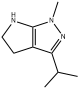 Pyrrolo[2,3-c]pyrazole, 1,4,5,6-tetrahydro-1-methyl-3-(1-methylethyl)- (9CI) Structure