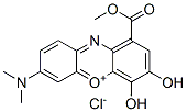 7- (диметиламино) -3,4-дигидрокси-1- (метоксикарбонил) феноксазин-5-хлорид натрия структурированное изображение