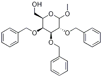 Methyl 2,3,4-Tri-O-benzyl-D-galactopyranoside Structure