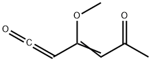 1,3-Hexadiene-1,5-dione, 3-methoxy- (9CI) 구조식 이미지