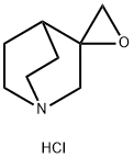Spiro[1-azabicyclo[2.2.2]octane-3,2'-oxirane] hydrochloride 구조식 이미지