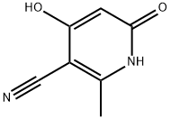 1,6-dihydro-4-hydroxy-2-methyl-6-oxonicotinonitrile 구조식 이미지