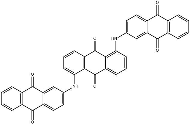 1,5-Bis[(9,10-dihydro-9,10-dioxoanthracen-2-yl)amino]-9,10-anthracenedione 구조식 이미지