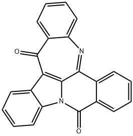 Dibenzo[b,f][1]benzazepino[2,3,4-hi]indolizine-10,16-dione Structure