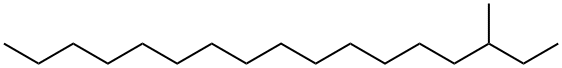 3-METHYLHEPTADECANE Structure