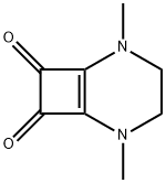 1,4-DIMETHYL-1,2,3,4,5,6-HEXAHYDROCYCLOBUTA[B]PYRAZINE-5,6-DIONE Structure