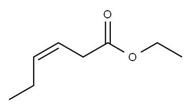 ethyl (Z)hex-3-enoate 구조식 이미지