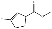 2-Cyclopentene-1-carboxylicacid,3-methyl-,methylester(9CI) Structure