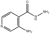 3-Amino-4-pyridinecarboxylic acid hydrazide 구조식 이미지
