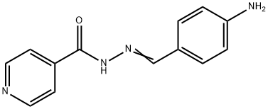 1'(or 2')-(p-aminobenzylidene)isonicotinohydrazide  구조식 이미지