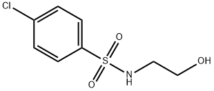 4-CHLORO-N-(2-HYDROXYETHYL)BENZENESULFONAMIDE 구조식 이미지