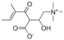 Tiglylcarnitine Structure